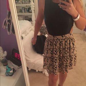 👗Boutique Side Cut Out Black Leather Top Dress👗